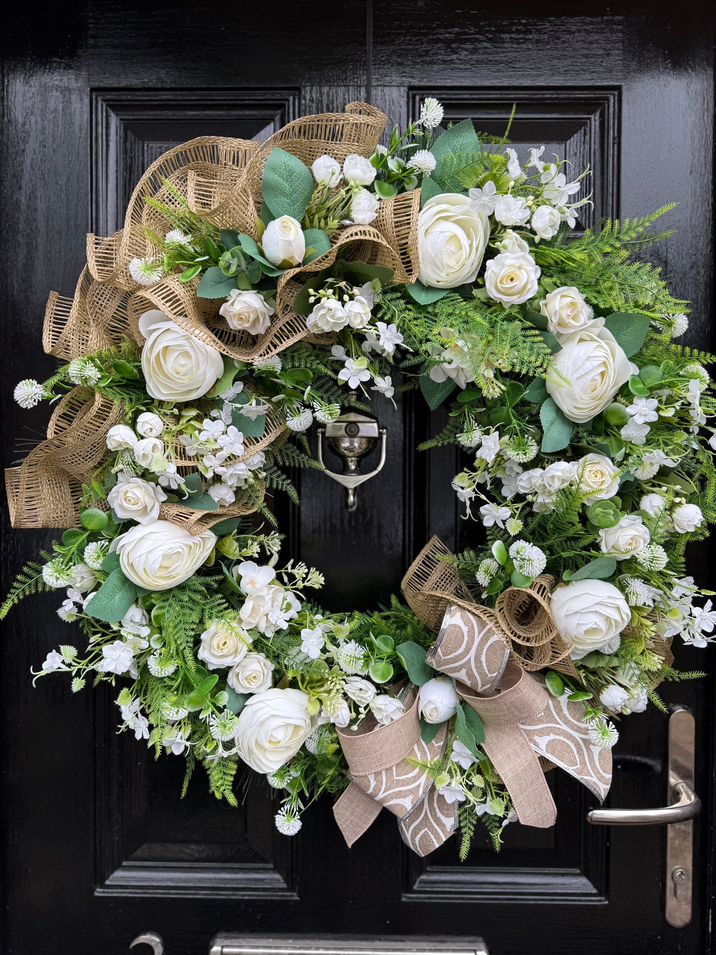 65cm NEUTRALS MESH MIXED FOLIAGE ANY SEASON WRE