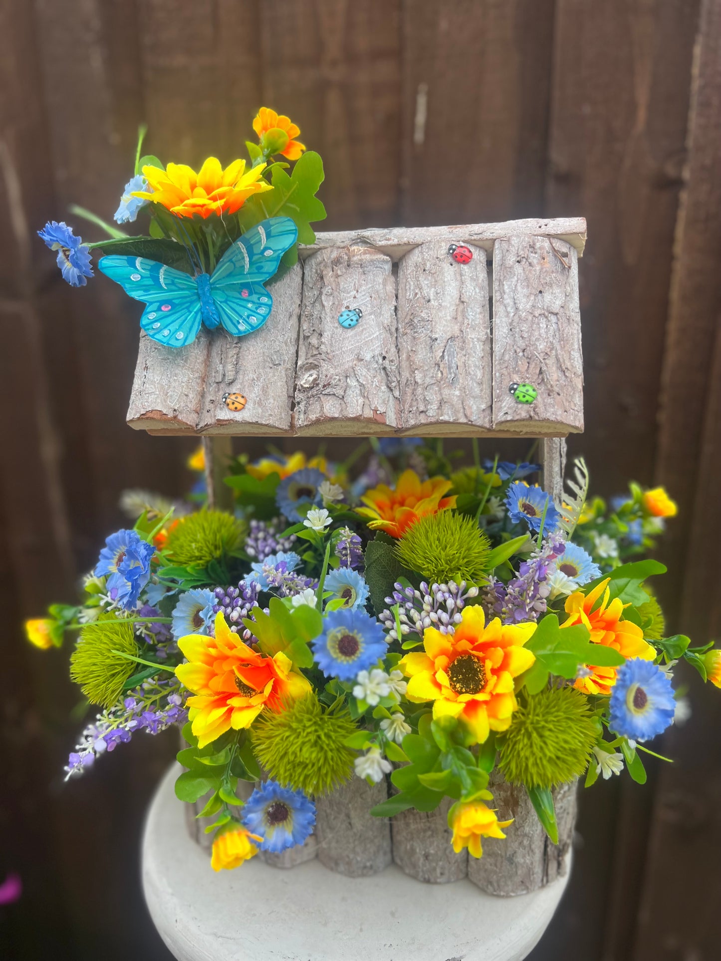 WISHING WELL BLUE/PURPLE/YELLOW