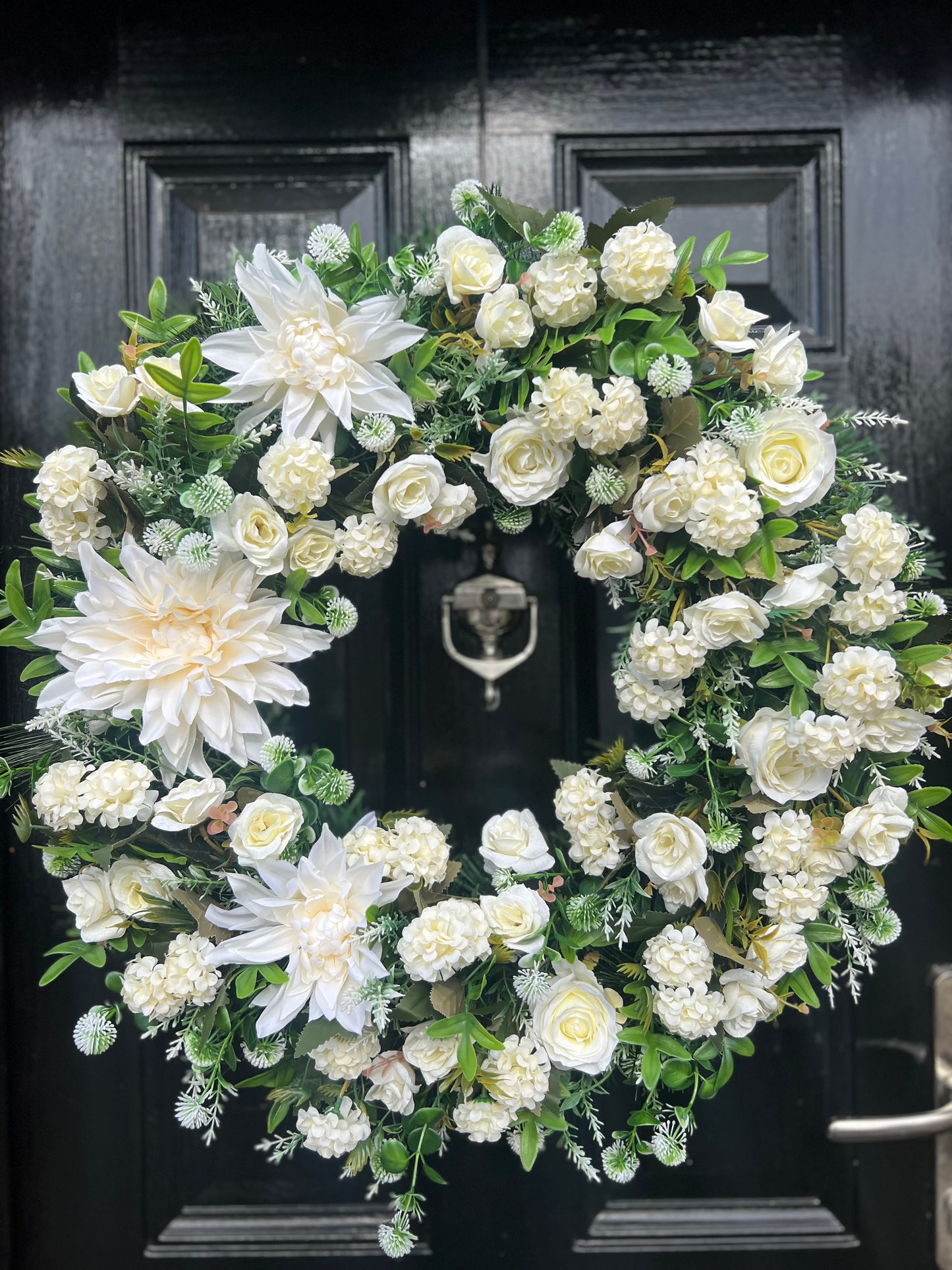 65cm DELUXE NEUTRALS MIXED FOLIAGE ANY SEASON WREATH
