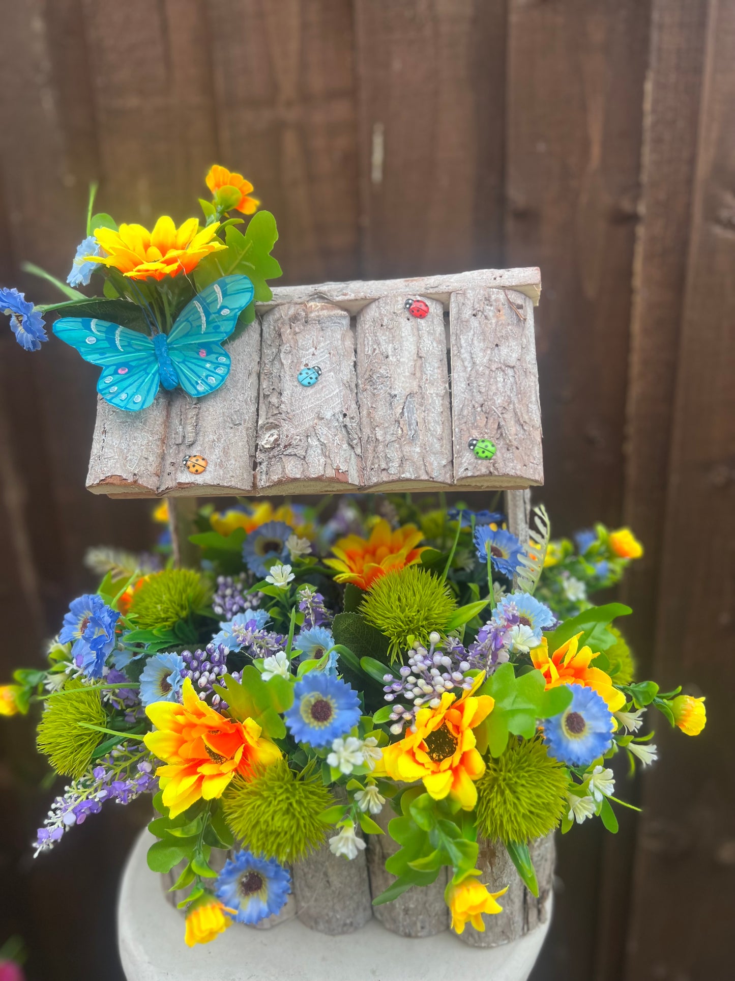 WISHING WELL BLUE/PURPLE/YELLOW