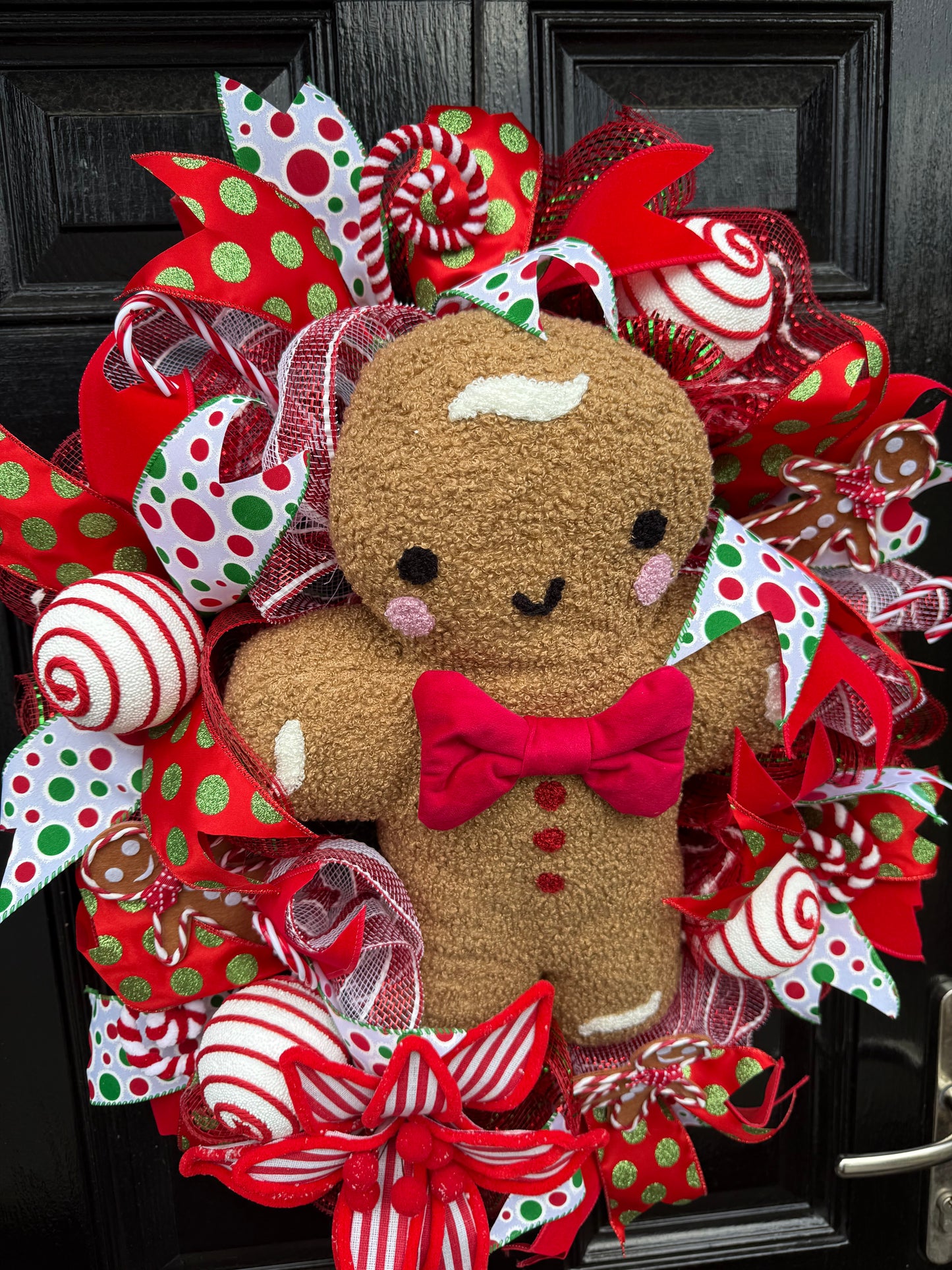 60cm DELUXE WREATH GIANT GINGERBREAD - IMMEDIATE DISPATCH