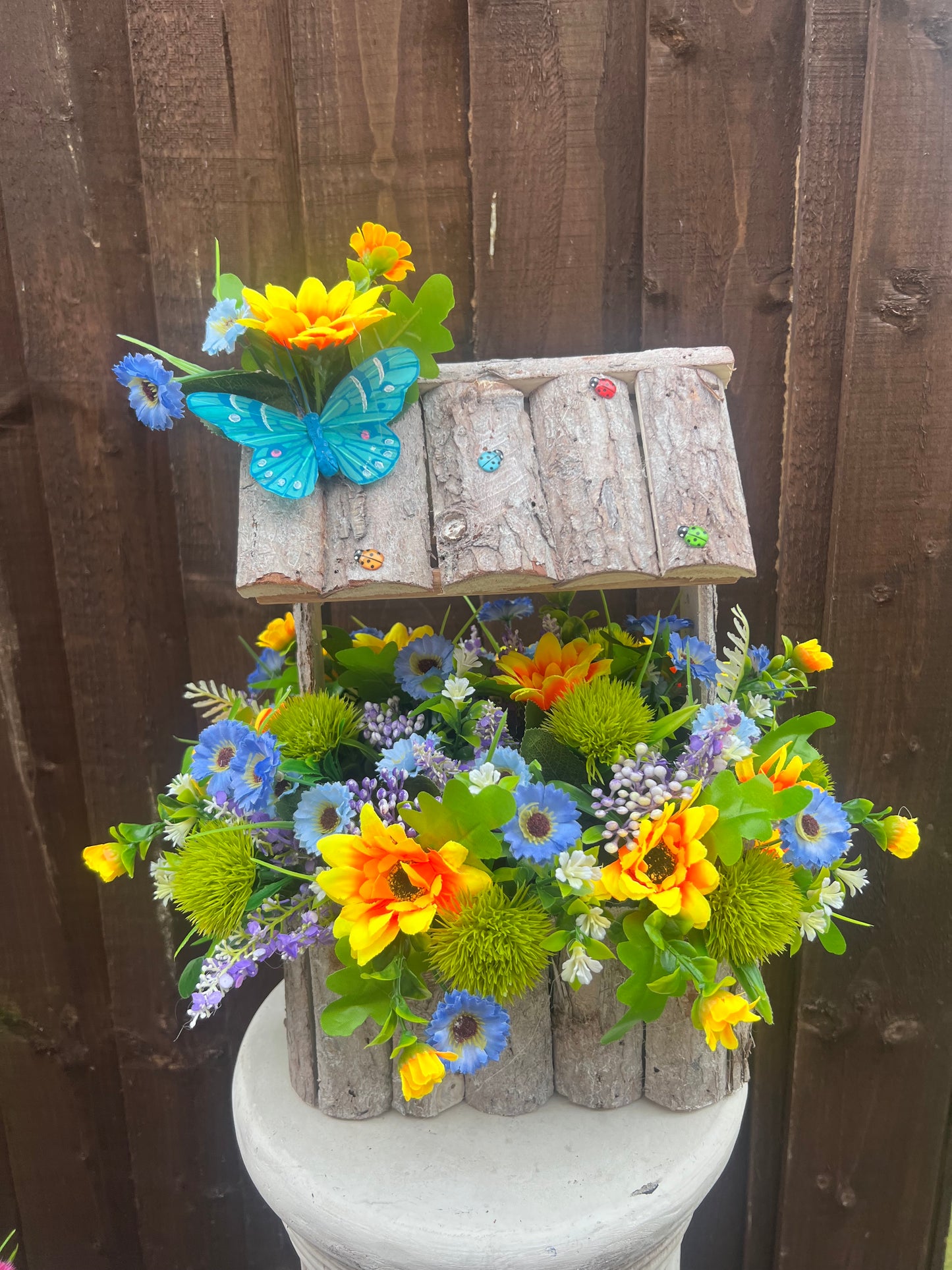 WISHING WELL BLUE/PURPLE/YELLOW