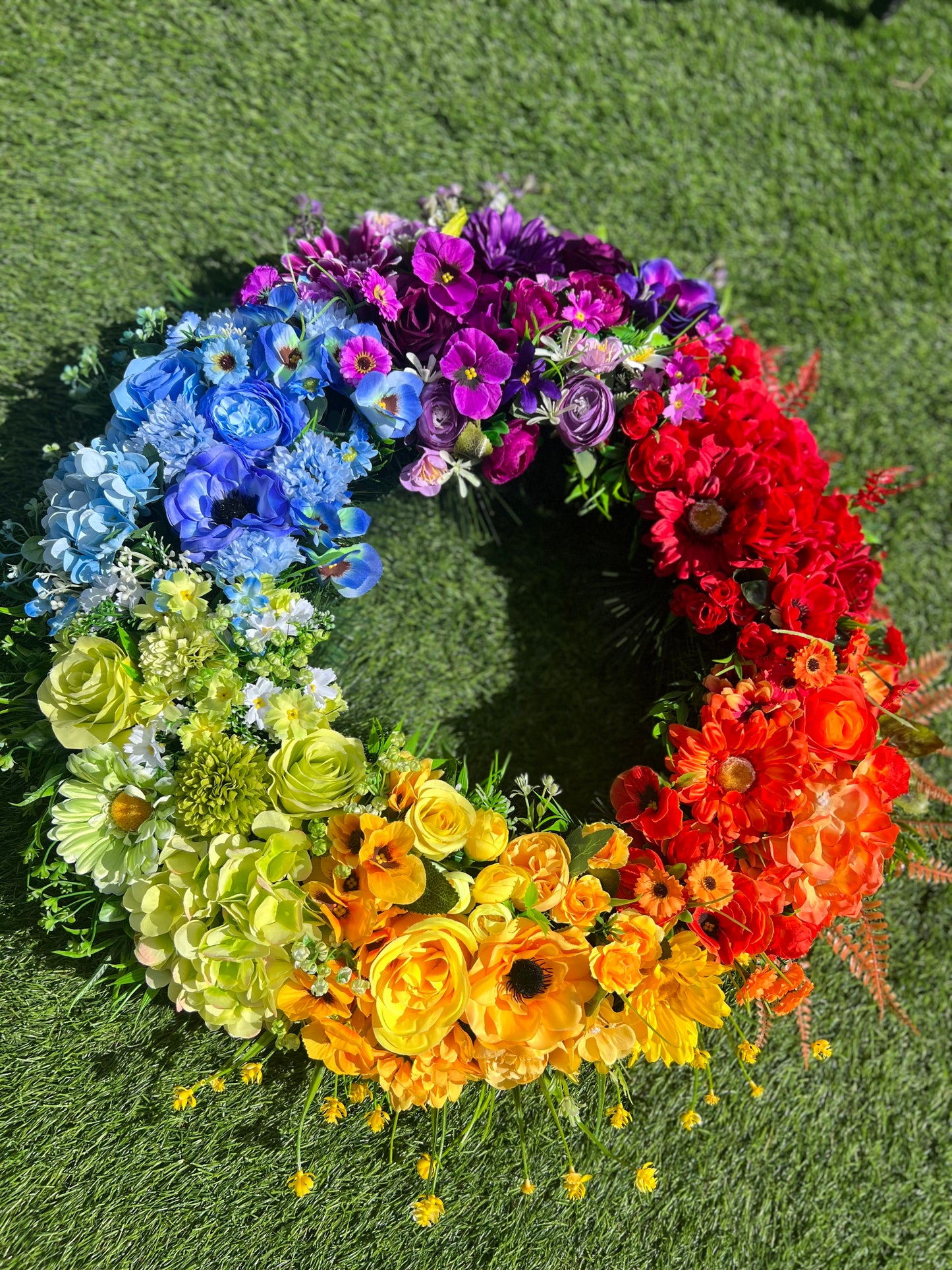 RAINBOW GIANT WREATH