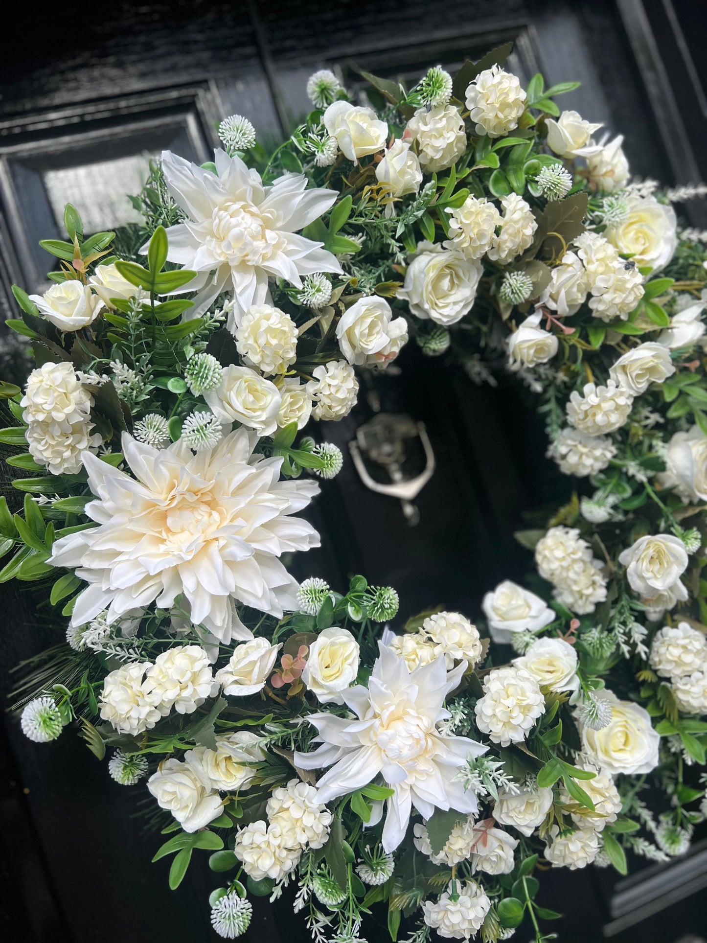 65cm DELUXE NEUTRALS MIXED FOLIAGE ANY SEASON WREATH