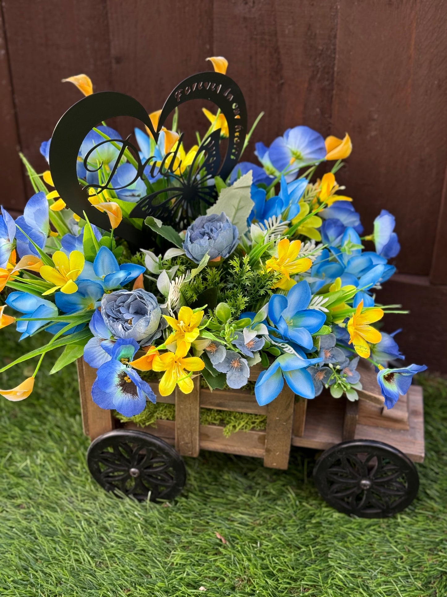 DAD MEMORIAL TRUCK BLUE/YELLOW