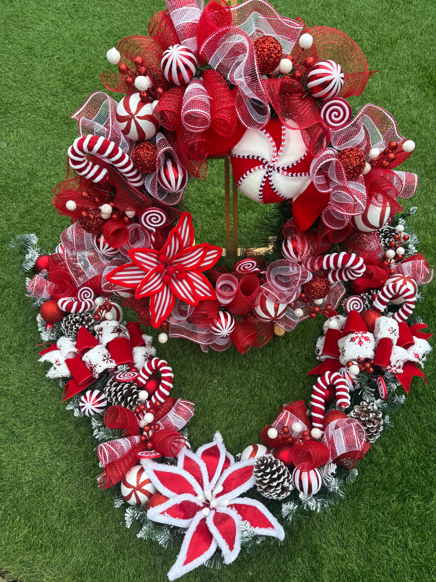 CANDY DEAL 6ft GARLAND & 65cm DELUXE WREATH - MADE TO ORDER, PRE ORDER MID - END OCTOBER DESPATCH