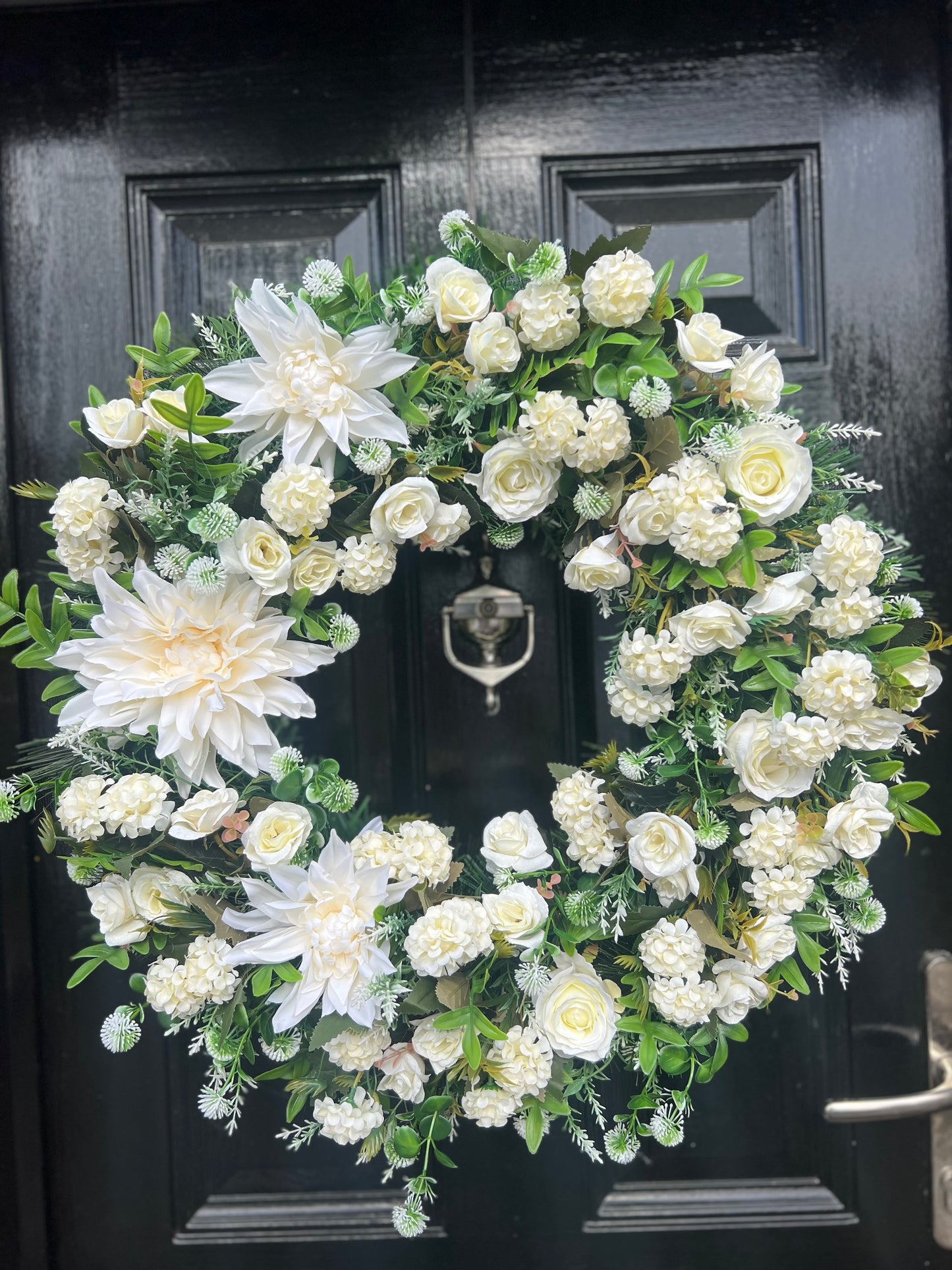 65cm DELUXE NEUTRALS MIXED FOLIAGE ANY SEASON WREATH