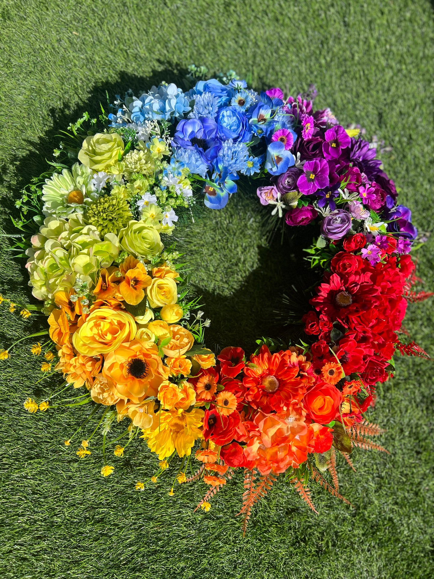RAINBOW GIANT WREATH