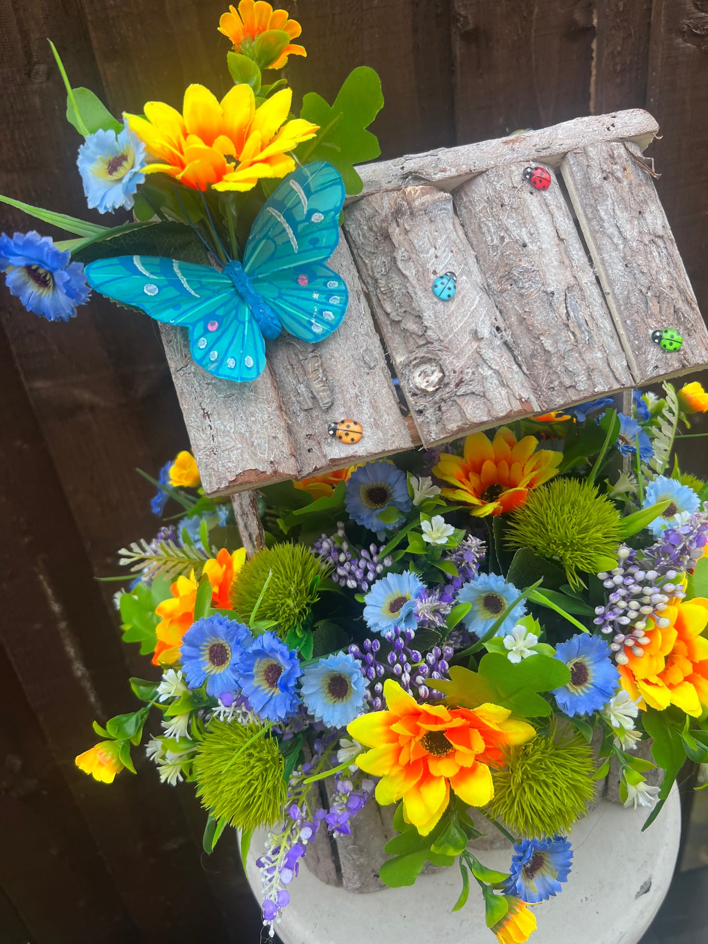 WISHING WELL BLUE/PURPLE/YELLOW