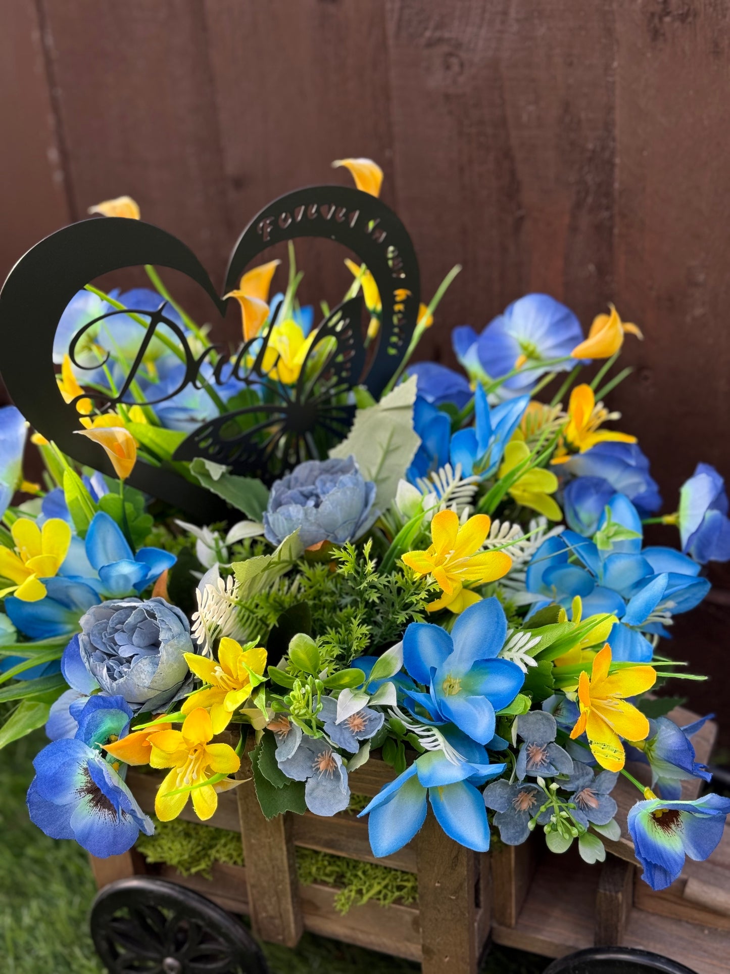 DAD MEMORIAL TRUCK BLUE/YELLOW