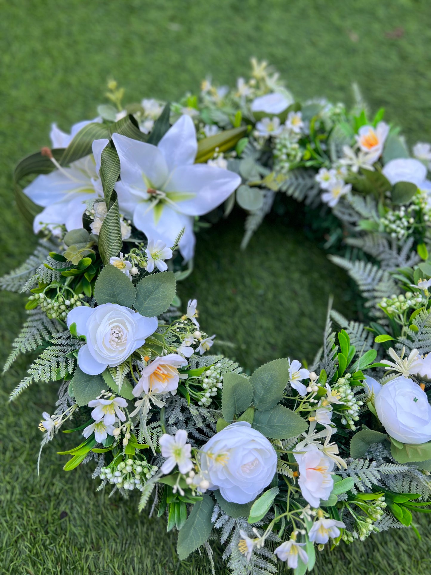 40cm RING FLORAL TRIBUTE
