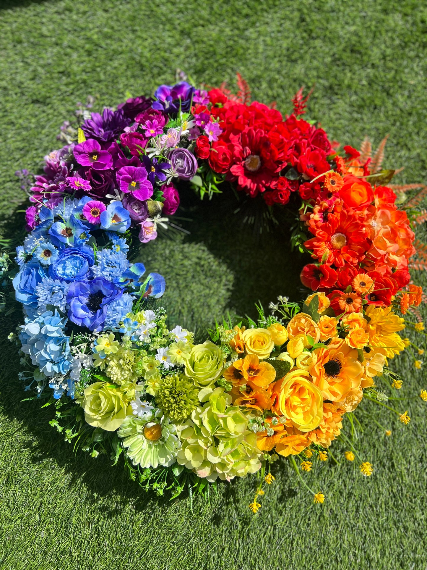 RAINBOW GIANT WREATH