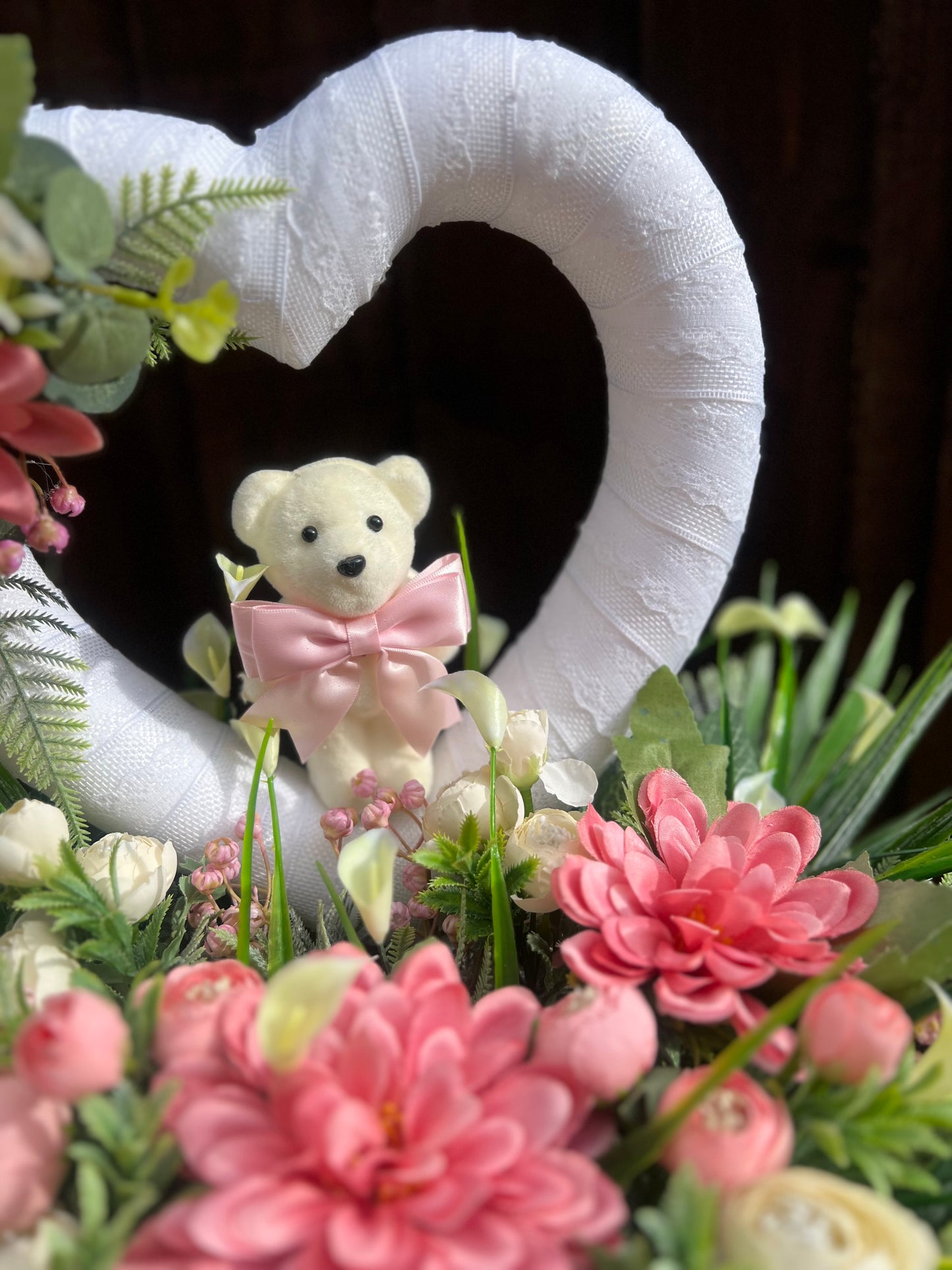 TEDDY HEART HEART BOX MOTHERS DAY