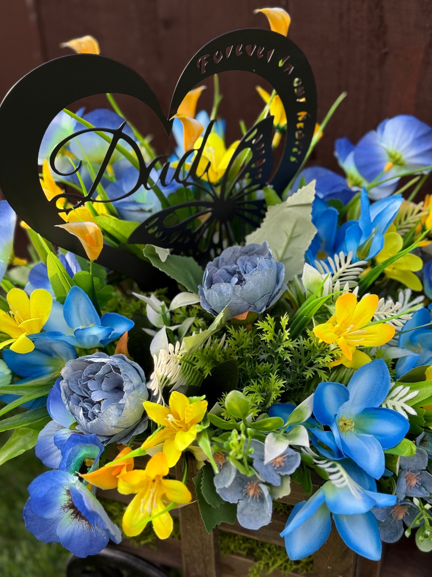DAD MEMORIAL TRUCK BLUE/YELLOW
