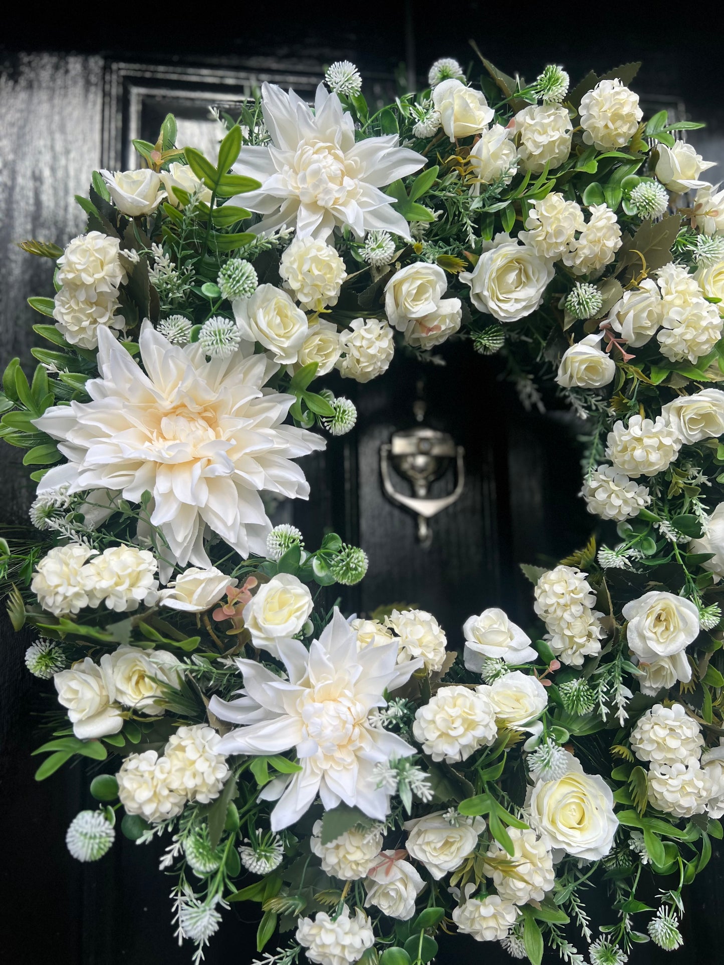 65cm DELUXE NEUTRALS MIXED FOLIAGE ANY SEASON WREATH