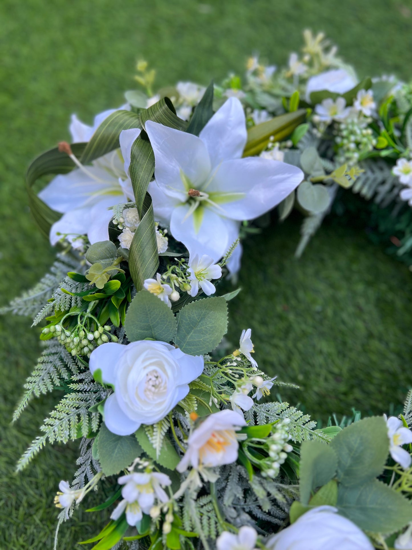 40cm RING FLORAL TRIBUTE