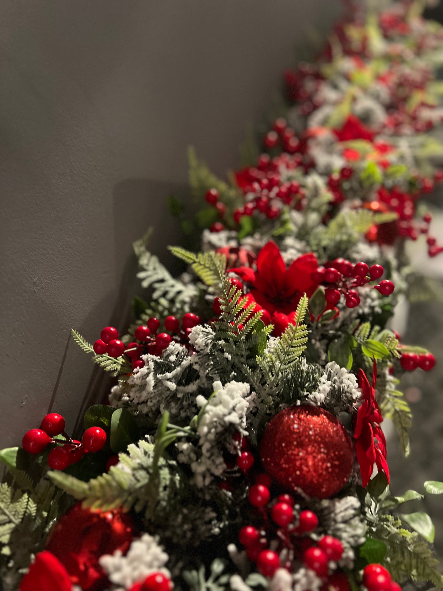 1.25MTR VERY BERRY FOLIAGE GARLAND -**DESPATCH END 1st week DECEMBER**