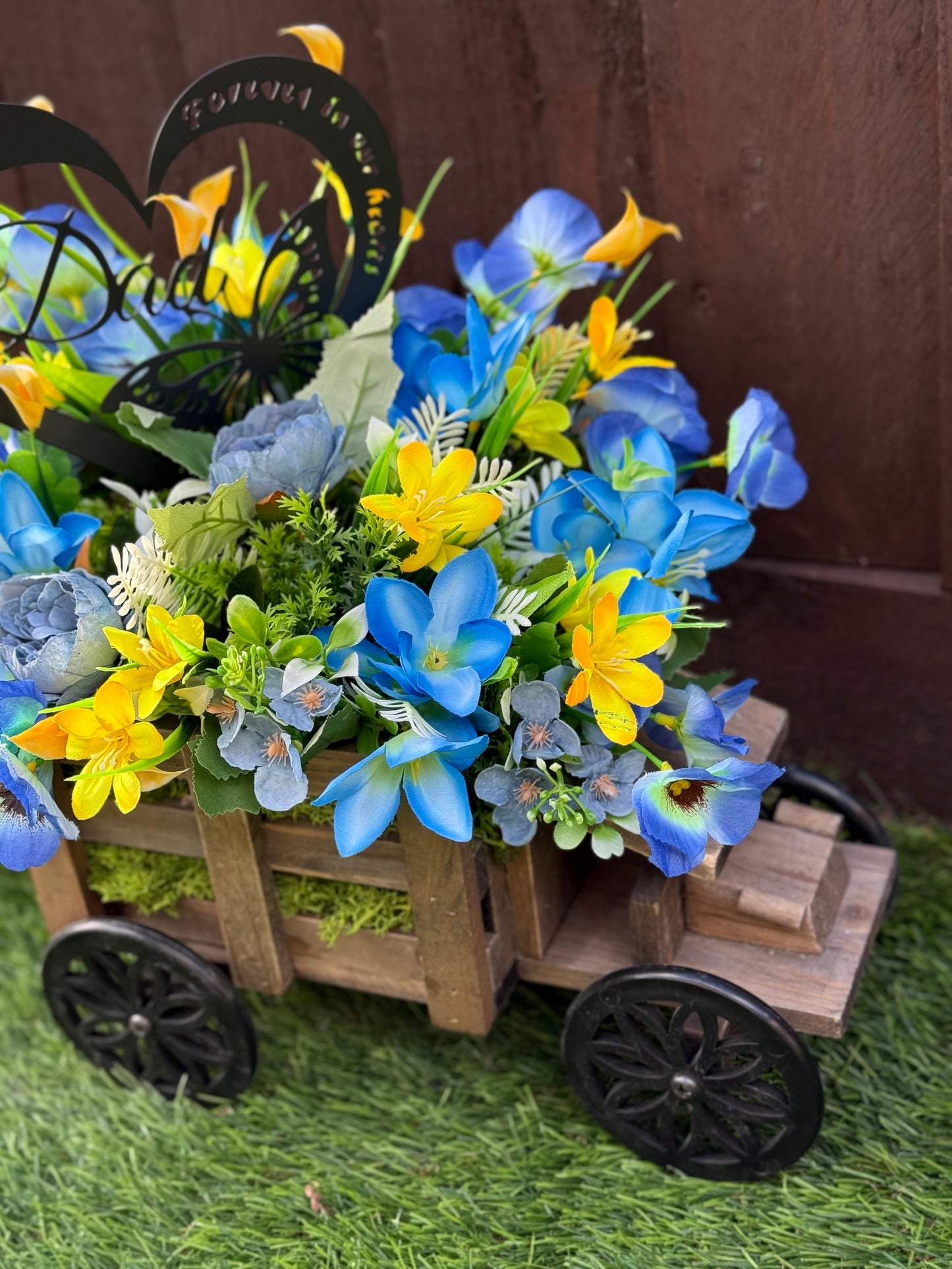 DAD MEMORIAL TRUCK BLUE/YELLOW