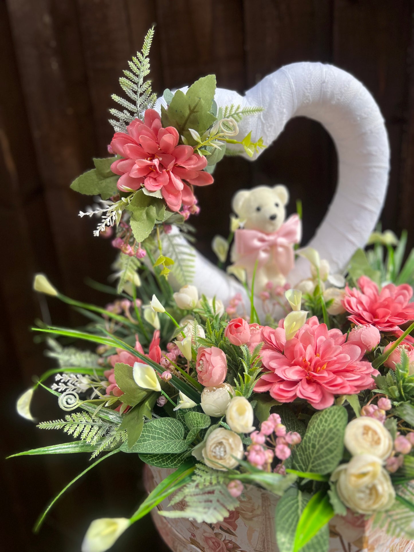 TEDDY HEART HEART BOX MOTHERS DAY