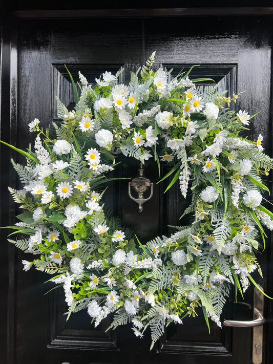 DELUXE XL NEUTRAL WREATH 65cm