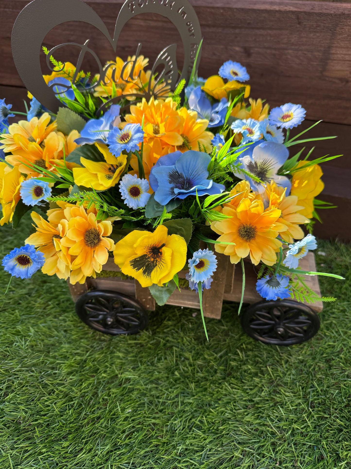 DAD MEMORIAL TRUCK BLUE/YELLOW