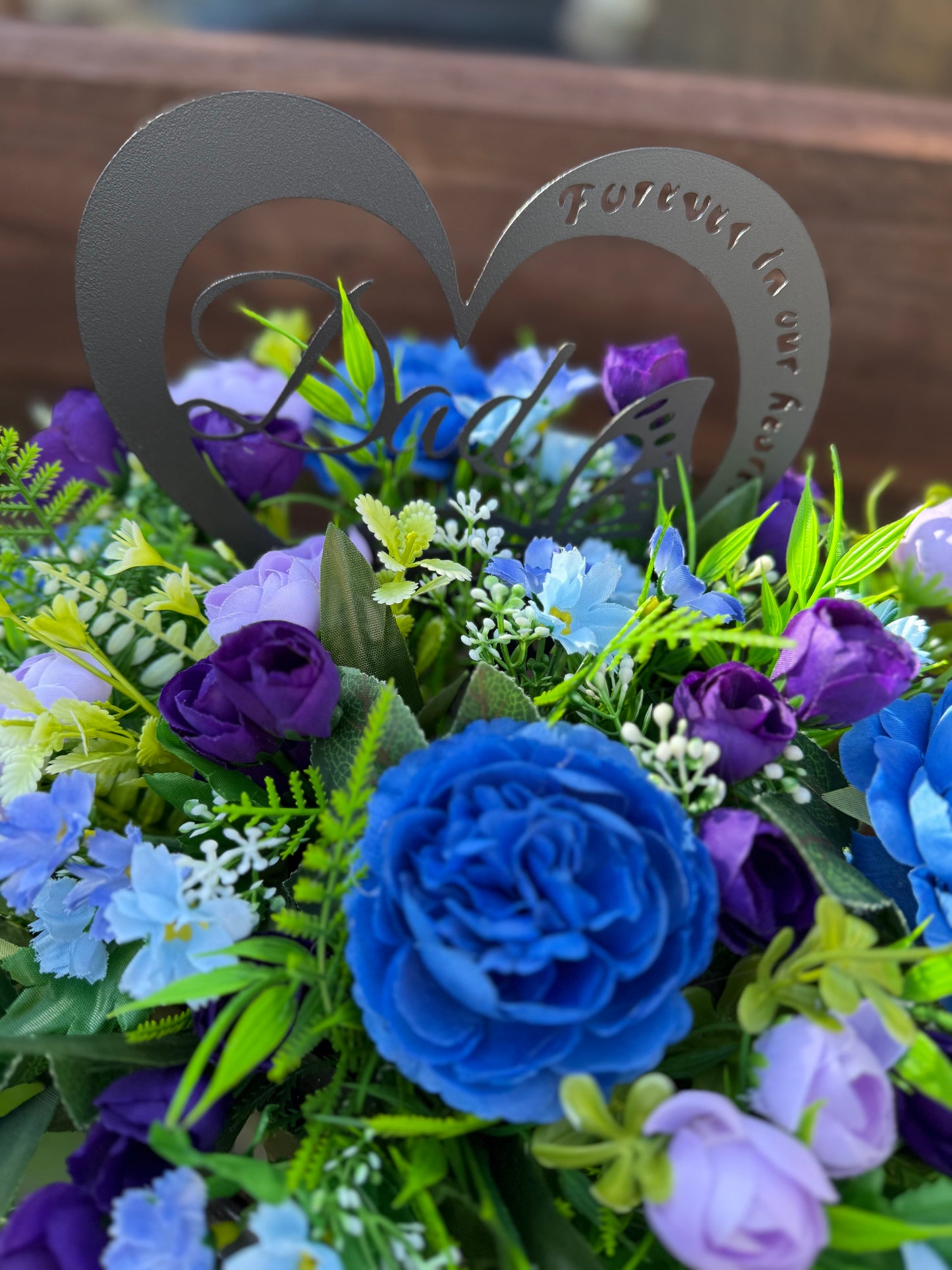DAD MEMORIAL TRUCK PURPLE / LILAC & BLUE MIX