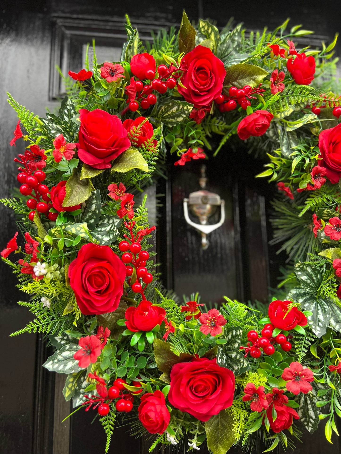 65cm DELUXE RED SPRING/SUMMER WREATH