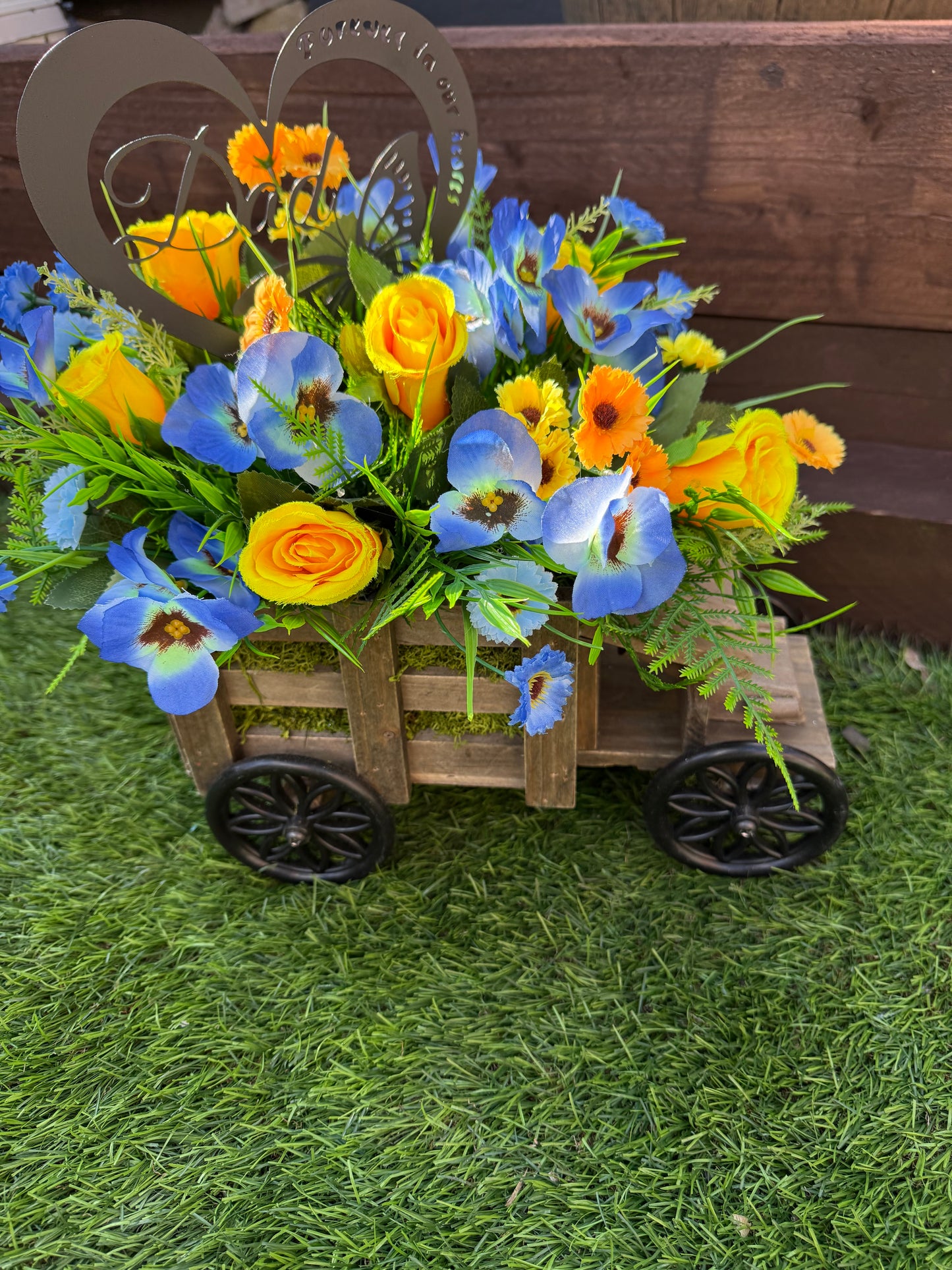 DAD MEMORIAL TRUCK BLUE/YELLOW