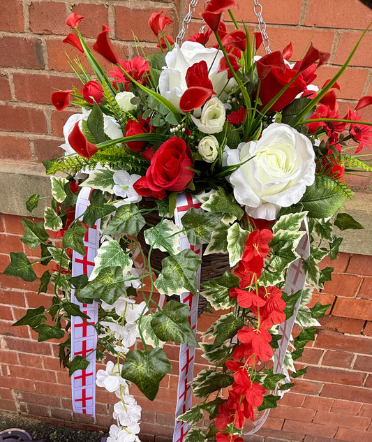 WORLD CUP 2026 HANGING BASKETS 12 INCH BROWN CONE