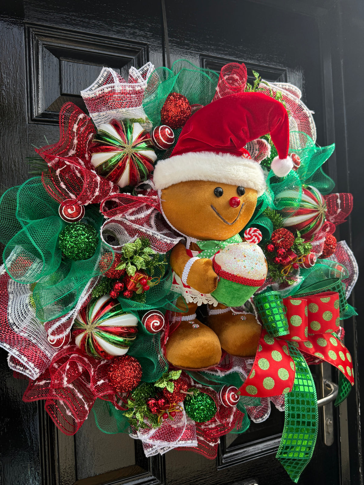 65cm DELUXE GINGEBREAD CANDYLAND WREATH