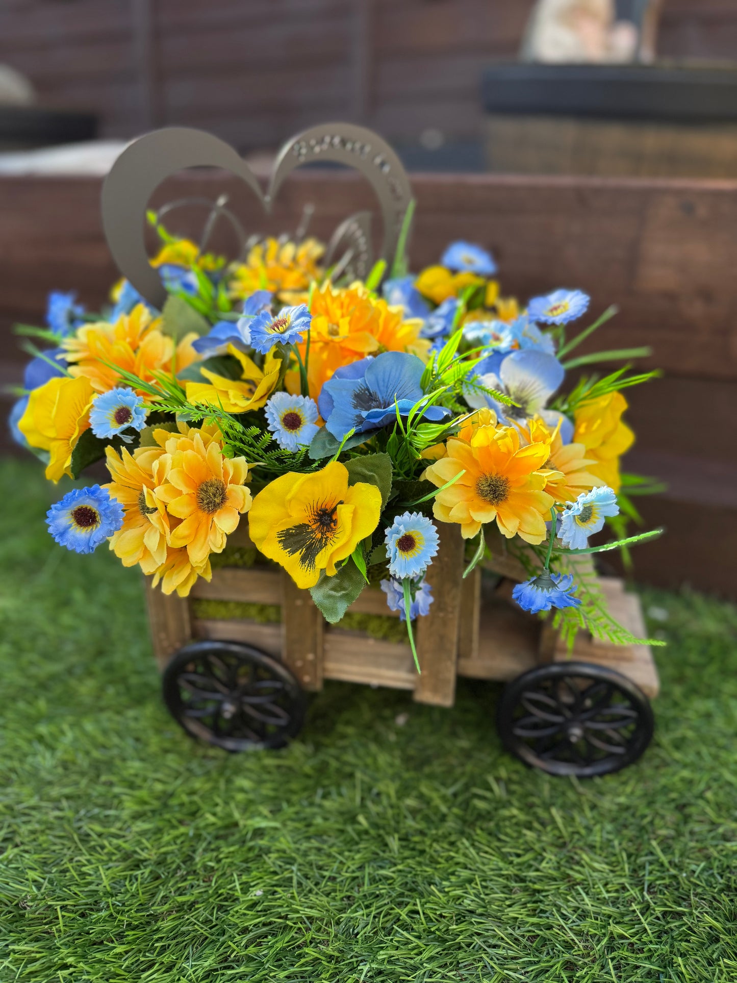 DAD MEMORIAL TRUCK BLUE/YELLOW