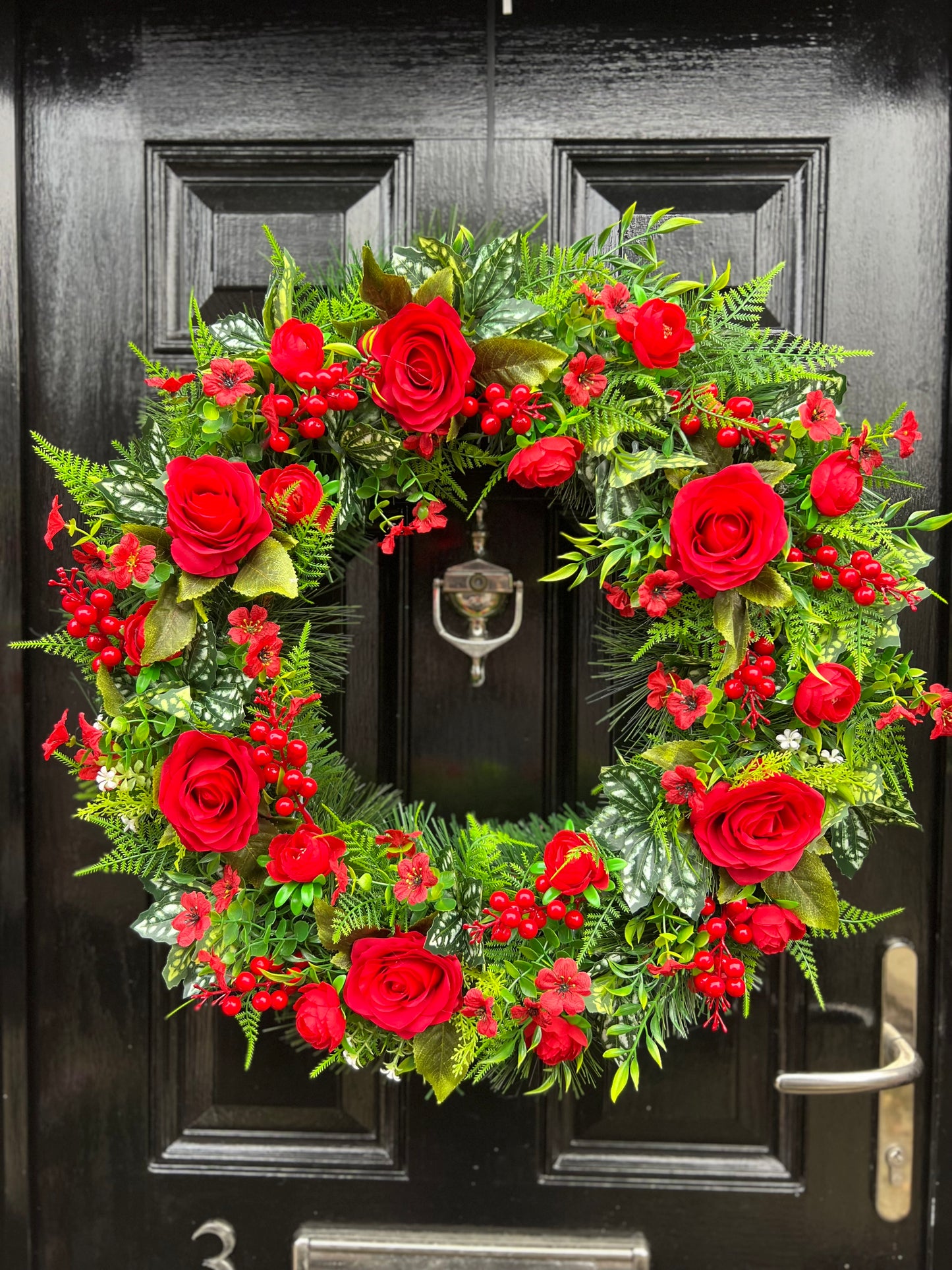 65cm DELUXE RED SPRING/SUMMER WREATH