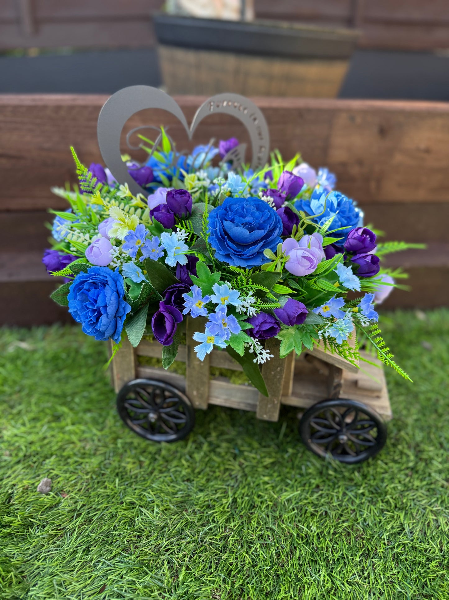 DAD MEMORIAL TRUCK PURPLE / LILAC & BLUE MIX