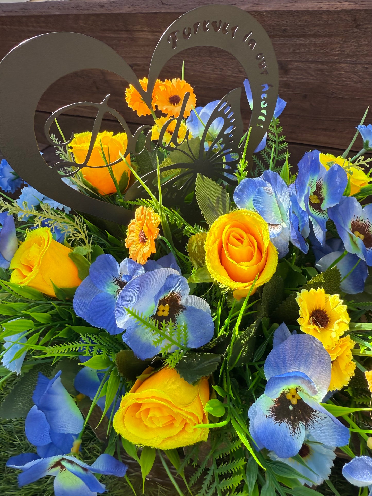 DAD MEMORIAL TRUCK BLUE/YELLOW