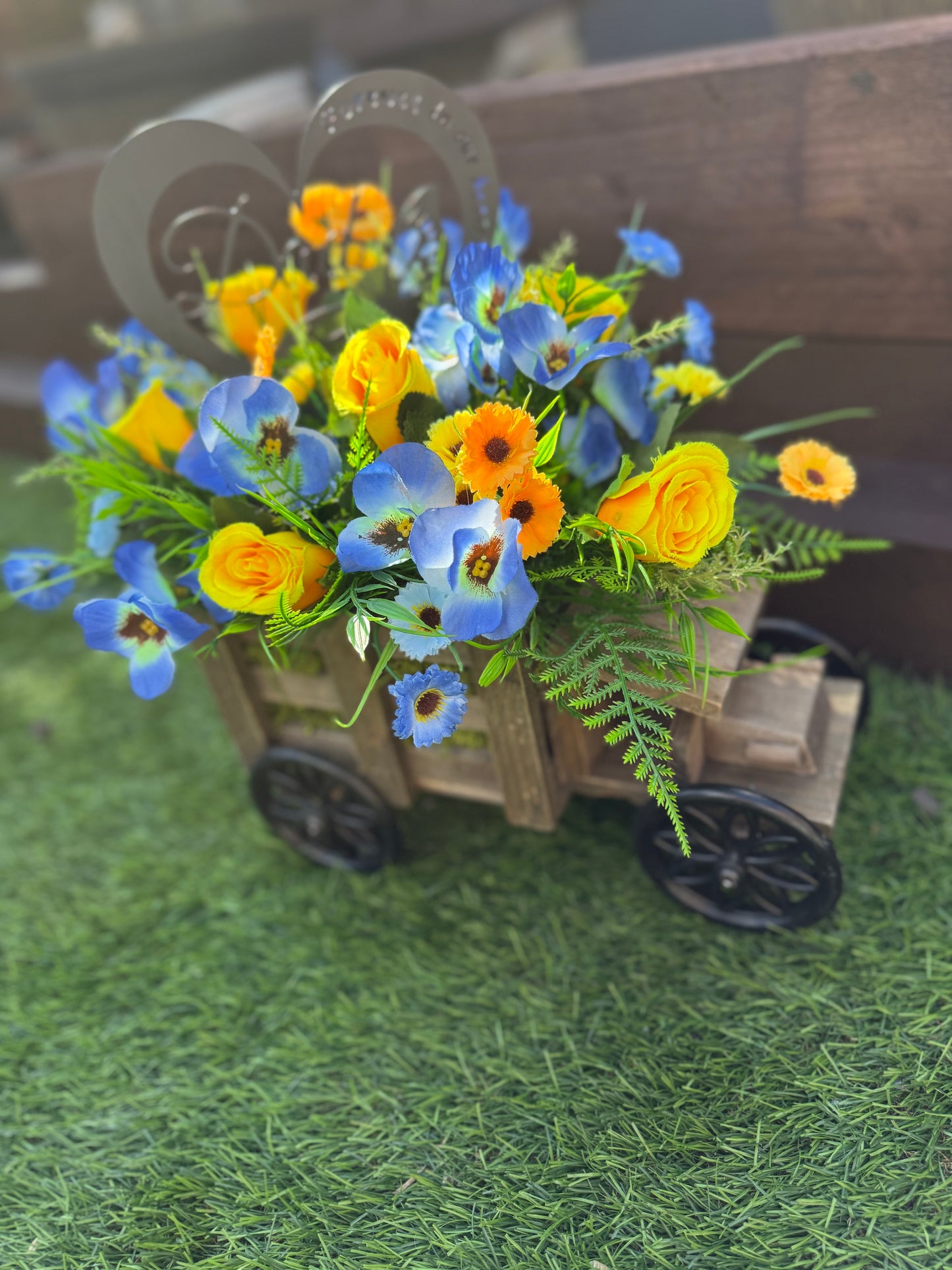 DAD MEMORIAL TRUCK BLUE/YELLOW