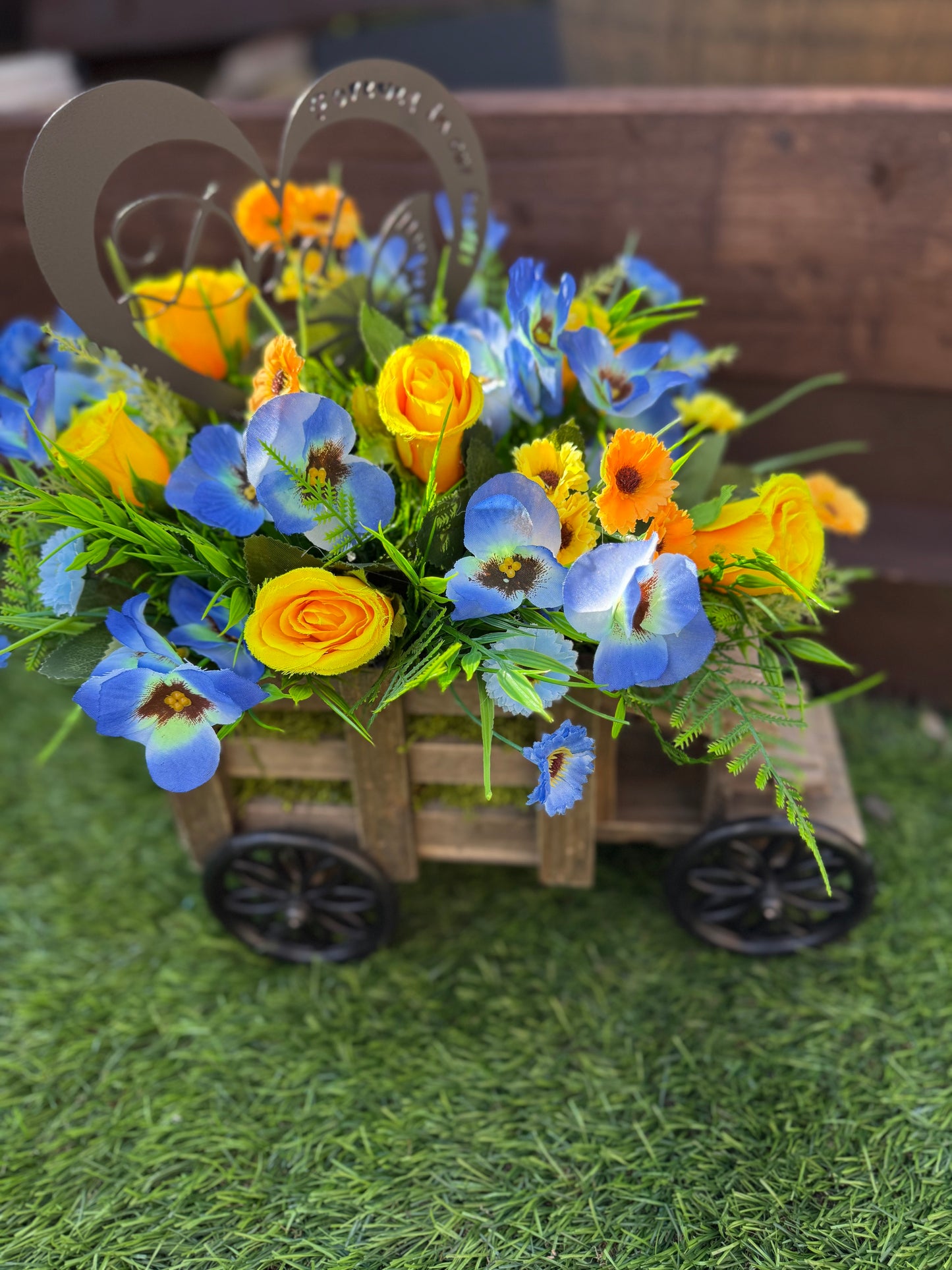 DAD MEMORIAL TRUCK BLUE/YELLOW