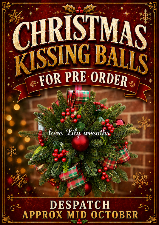 **PRE ORDER** GIANT ARTIFICIAL 16inch CHRISTMAS KISSING BALL - ***PLEASE NOTE DESPATCH WILL BEGIN APPROX MID OCTOBER***